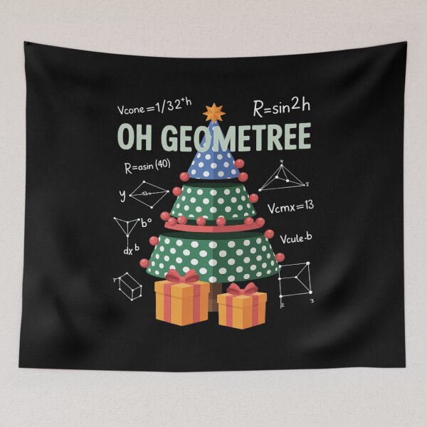 Item preview, Oh Geometree Geometry Math Science Teacher Christmas Men Women Kids designed and sold by Dakarothill.