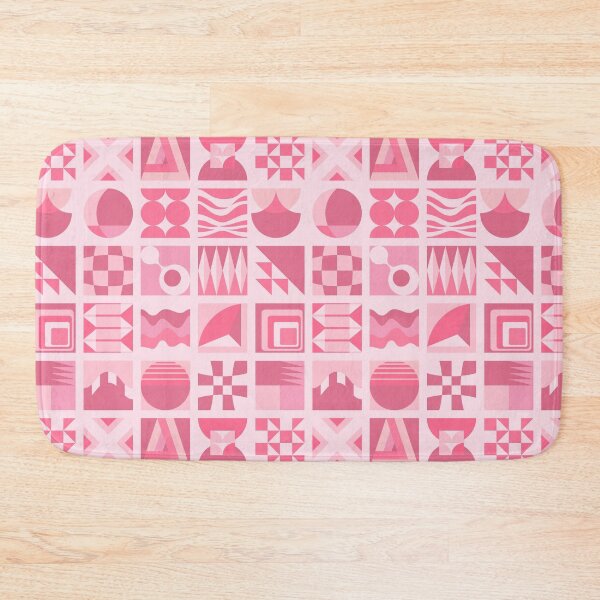 Item preview, Pink geometric pattern designed and sold by Sakshi-Sarde.
