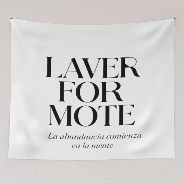 Item preview, LAVER FOR MOTE – Bold Affirmation with Spanish Mindset Quote designed and sold by Cristhian Almanza.