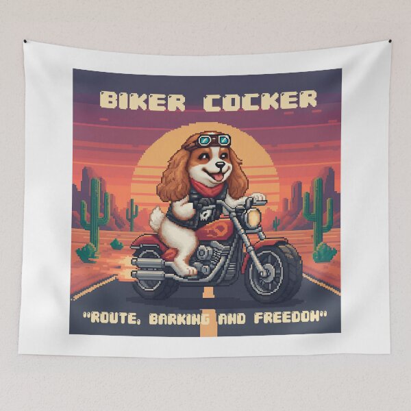 Item preview, Biker Cocker designed and sold by UrbanTRIP.