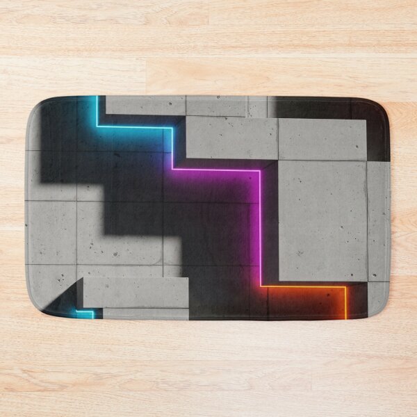 Item preview, Neon Concrete Maze designed and sold by Kaleidoscope Print.