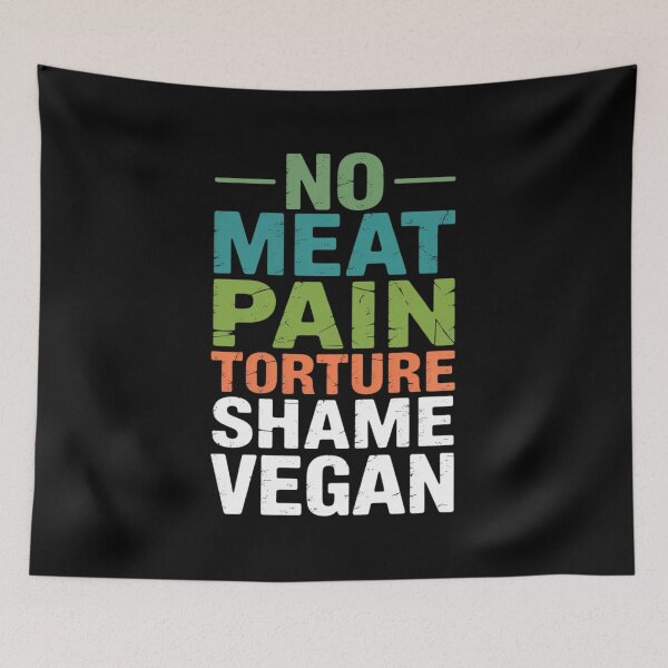 Item preview, No Meat No Pain Vegan Slogan Plant Based designed and sold by Dakarothill.