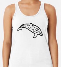 Superorganism indie sketch logo Racerback Tank Top
