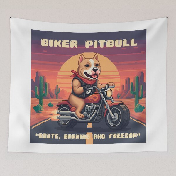 Item preview, Biker Pitbull designed and sold by UrbanTRIP.