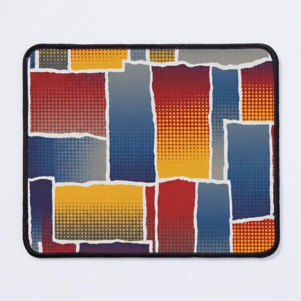 Item preview, Halftone Patchwork Collage designed and sold by Kaleidoscope Print.