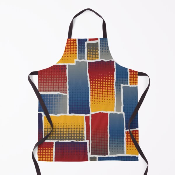 Item preview, Halftone Patchwork Collage designed and sold by Kaleidoscope Print.
