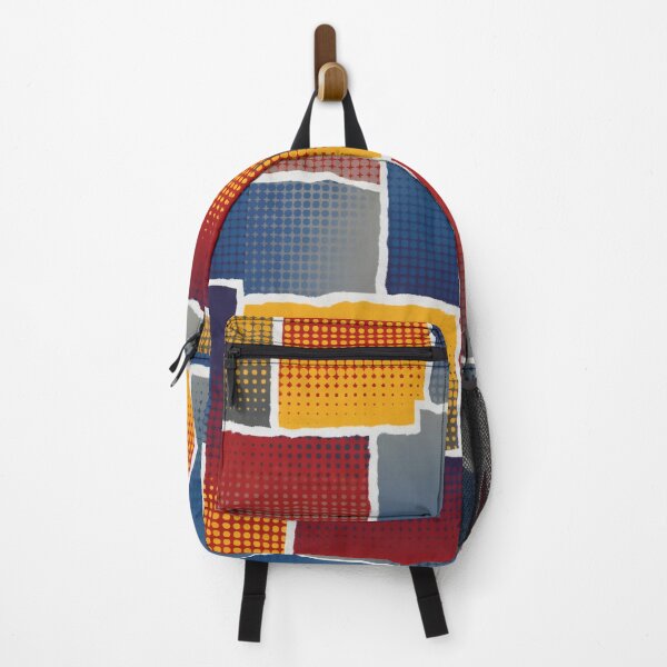 Item preview, Halftone Patchwork Collage designed and sold by Kaleidoscope Print.