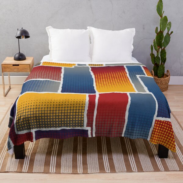 Item preview, Halftone Patchwork Collage designed and sold by Kaleidoscope Print.