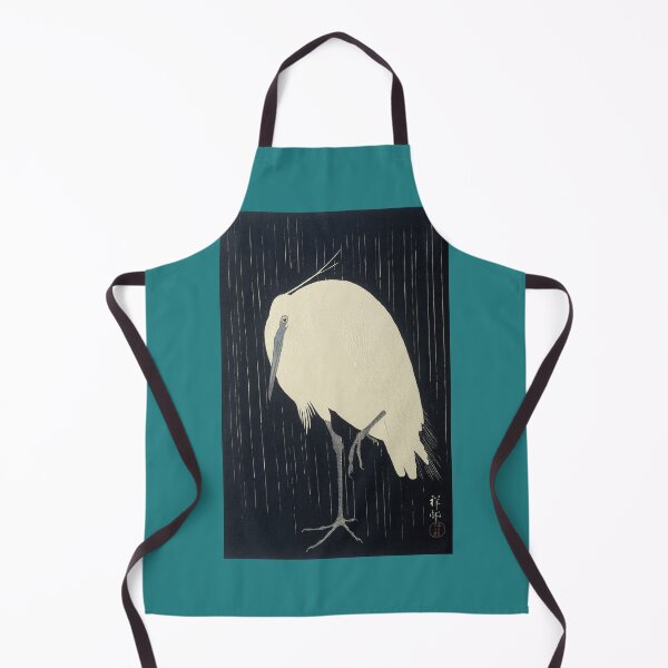 Item preview, Ohara Koson: Egret in the Rain designed and sold by Tridentulus.