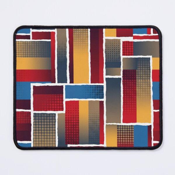 Item preview, Primary Halftone Patchwork designed and sold by Kaleidoscope Print.