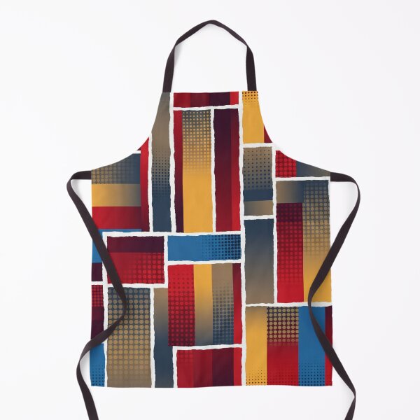 Item preview, Primary Halftone Patchwork designed and sold by Kaleidoscope Print.