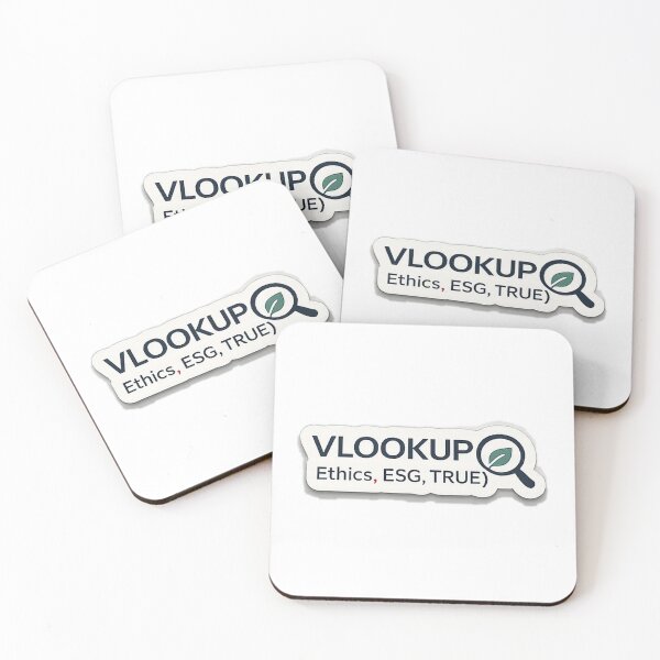 Item preview, VLOOKUP Ethics, ESG, TRUE | Spreadsheet ESG Sticker designed and sold by TechNoChaos.