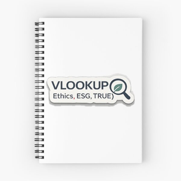 Item preview, VLOOKUP Ethics, ESG, TRUE | Spreadsheet ESG Sticker designed and sold by TechNoChaos.