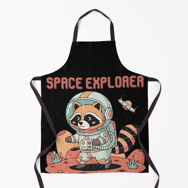 Item preview, Space Explorer Raccoon Astronaut - Cute Retro Design designed and sold by Maesa Studio.