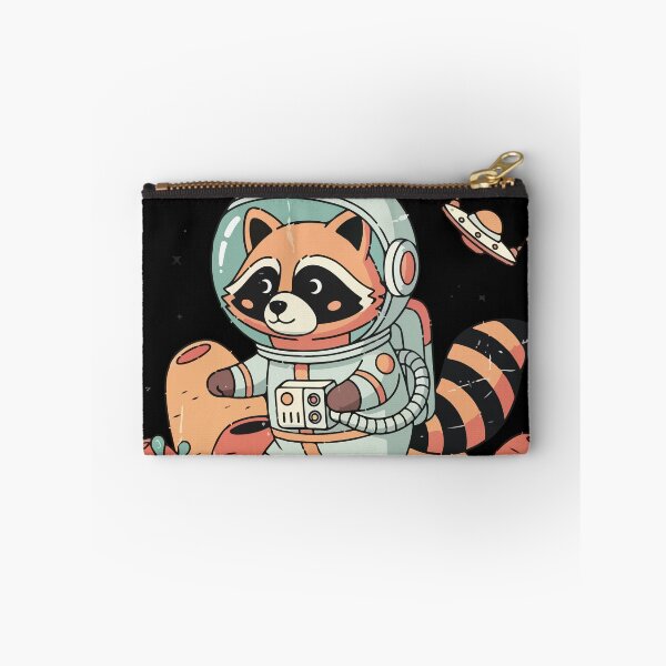 Item preview, Space Explorer Raccoon Astronaut - Cute Retro Design designed and sold by Maesa Studio.
