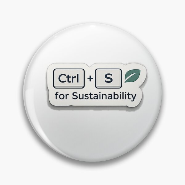Item preview, Ctrl + S for Sustainability | Keyboard ESG Sticker designed and sold by TechNoChaos.