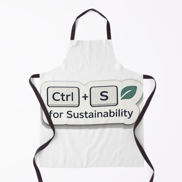 Item preview, Ctrl + S for Sustainability | Keyboard ESG Sticker designed and sold by TechNoChaos.