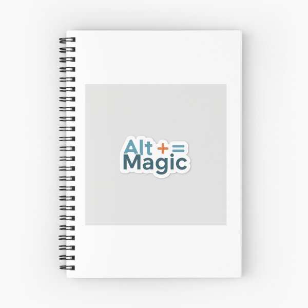 Item preview, Alt + Magic | Minimal Tech Humor Sticker designed and sold by TechNoChaos.