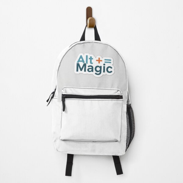 Item preview, Alt + Magic | Minimal Tech Humor Sticker designed and sold by TechNoChaos.