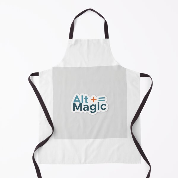 Item preview, Alt + Magic | Minimal Tech Humor Sticker designed and sold by TechNoChaos.