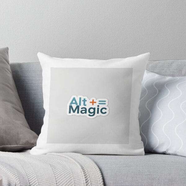 Item preview, Alt + Magic | Minimal Tech Humor Sticker designed and sold by TechNoChaos.