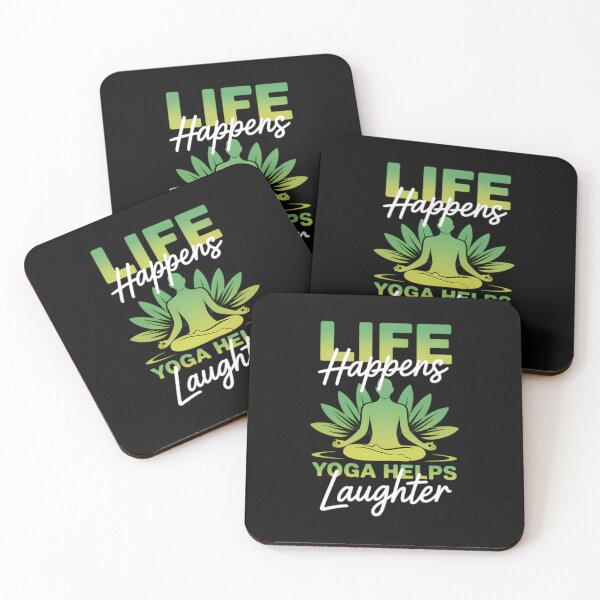 Item preview, Life Happens Laughter Yoga Helps designed and sold by StickLoveFamily.
