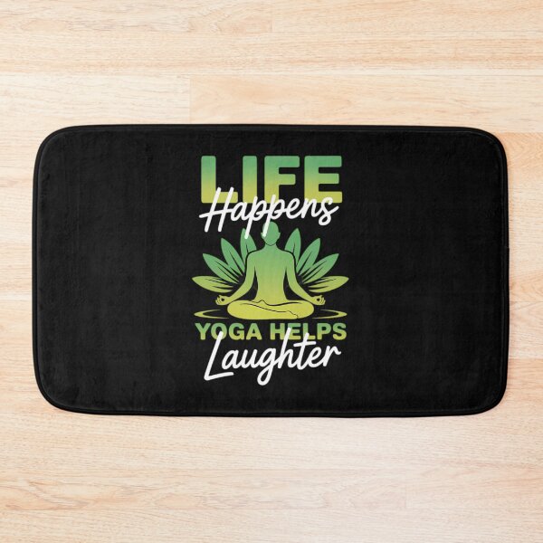 Item preview, Life Happens Laughter Yoga Helps designed and sold by StickLoveFamily.