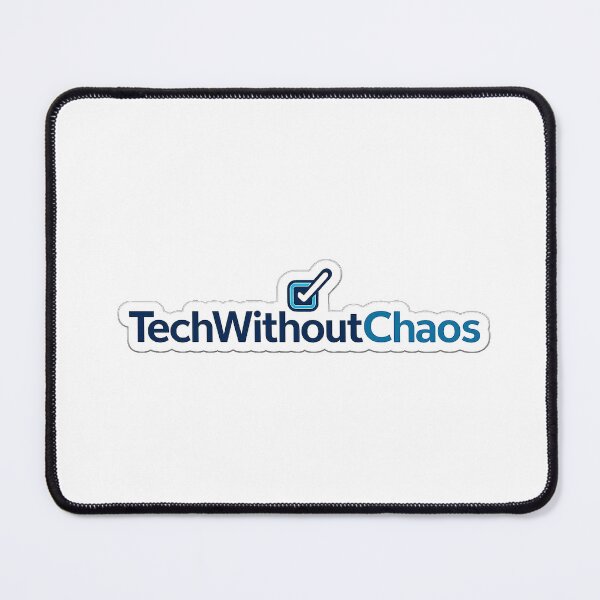 Item preview, TechWithoutChaos Minimal Checkbox Logo designed and sold by TechNoChaos.