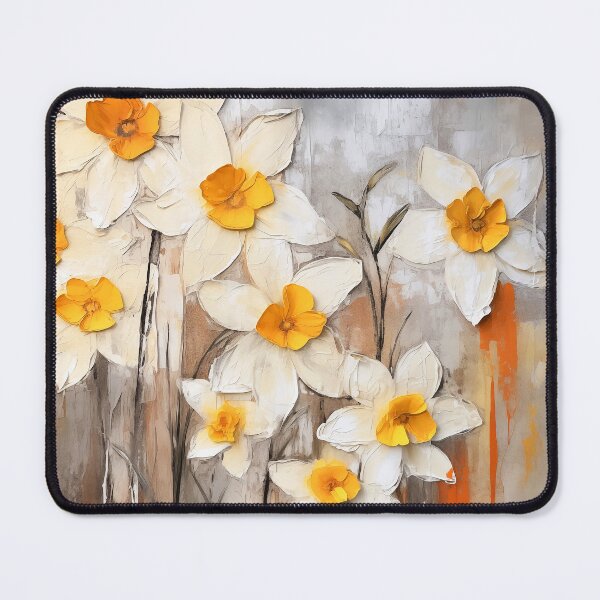 Item preview, Shabby Chic Romantic Vintage Distressed Daisies Stylized Art    designed and sold by DEC02.