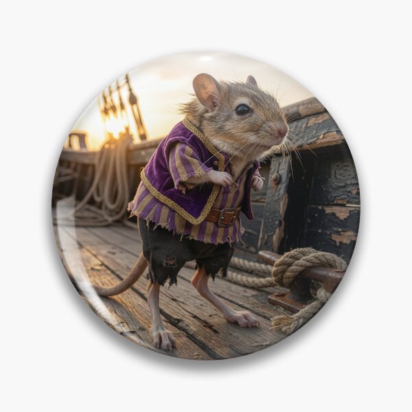 Item preview, Baluchistan Pygmy Jerboa Rules the High Seas designed and sold by Tridentulus.