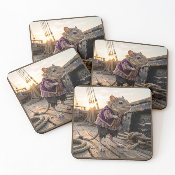 Item preview, Baluchistan Pygmy Jerboa Rules the High Seas designed and sold by Tridentulus.