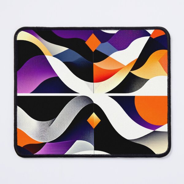 Item preview, prismatic rhythm 4 color abstract colorful geometric design designed and sold by SmashingDeals.