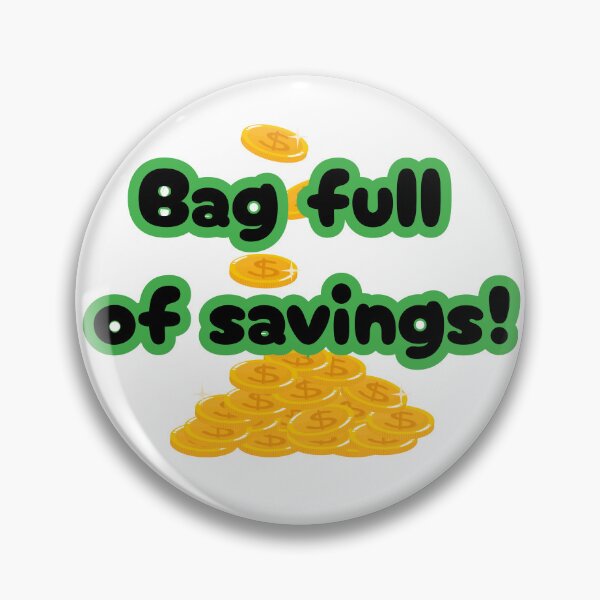 Item preview, Bag Full of Savings designed and sold by JennifersFrugal.