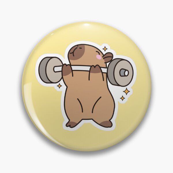 Item preview, Capibara Fitness: Gym Beast Mode - Capibearo designed and sold by ChessyChop.