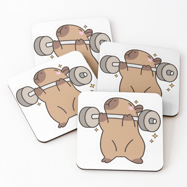 Item preview, Capibara Fitness: Gym Beast Mode - Capibearo designed and sold by ChessyChop.