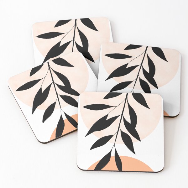 Item preview, Abstract Arch Botanical Design Peach designed and sold by Pattern&Pixel.