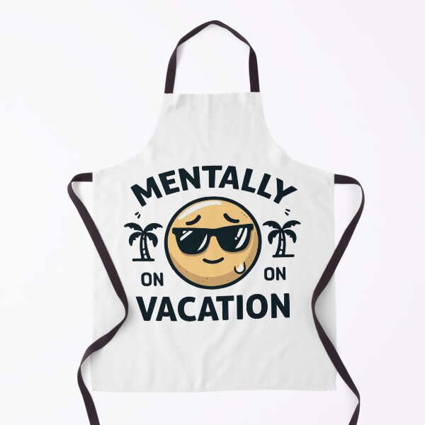 Item preview, Mentally On Vacation T-Shirt  Funny Work-Life Balance Vacation Tee designed and sold by Design-Pro-21.