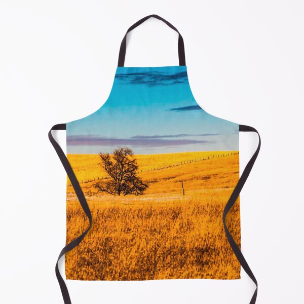 Item preview, Golden Prairie with Lone Tree Under Blue Sky designed and sold by aadventures.