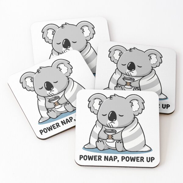 Item preview, Power Nap Power Up Cute Koala designed and sold by graphicnew.