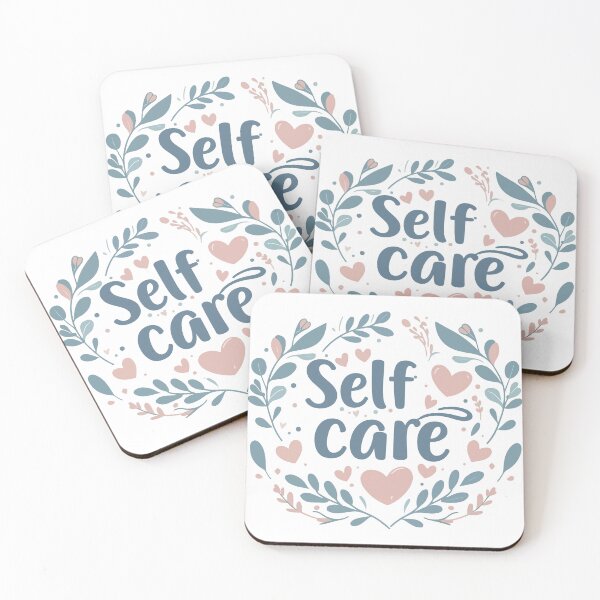 Item preview, Self Care Floral T-Shirt  Aesthetic Mental Health Wellness Tee designed and sold by Design-Pro-21.