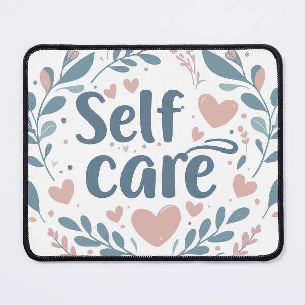 Item preview, Self Care Floral T-Shirt  Aesthetic Mental Health Wellness Tee designed and sold by Design-Pro-21.