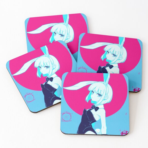 Item preview, Cyber Bunny Neon - Synthwave Techwear Girl designed and sold by Jimakmo.