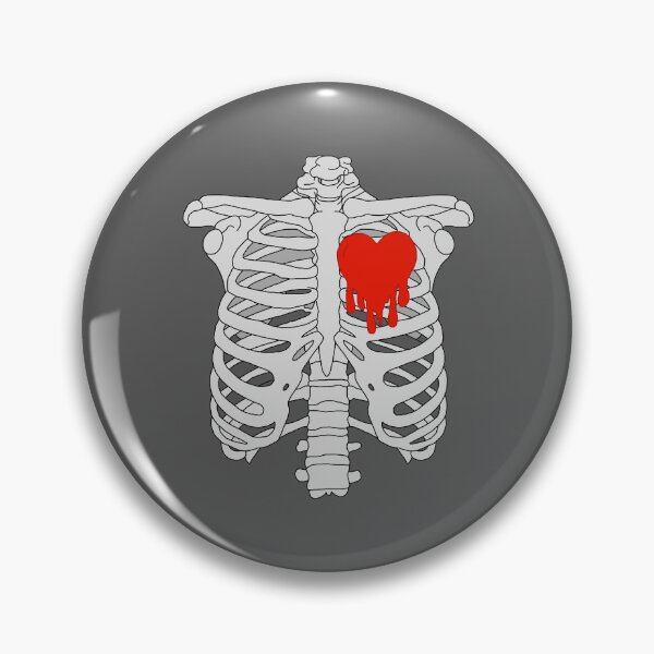 Item preview, Rib cage with heart designed and sold by ScreamingAtSquirrels.