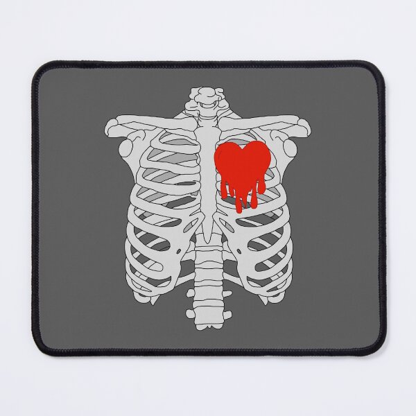 Item preview, Rib cage with heart designed and sold by ScreamingAtSquirrels.