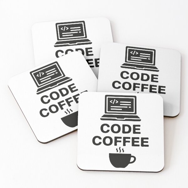 Item preview, Code Coffee T-Shirt  Programmer Caffeine Developer Laptop Tee designed and sold by Design-Pro-21.