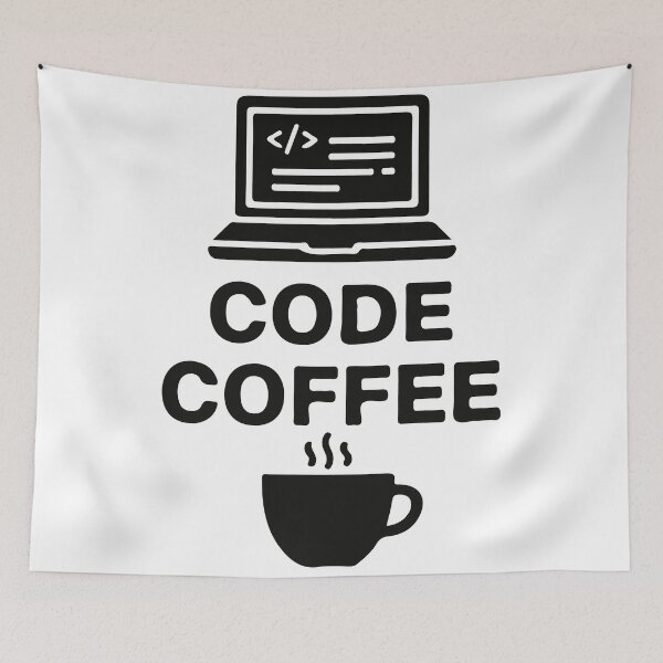 Item preview, Code Coffee T-Shirt  Programmer Caffeine Developer Laptop Tee designed and sold by Design-Pro-21.