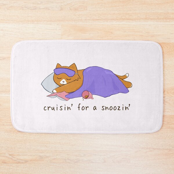 Item preview, Cruisin' for a Snoozin' Cartoon Sleepy Cat designed and sold by rornelson.