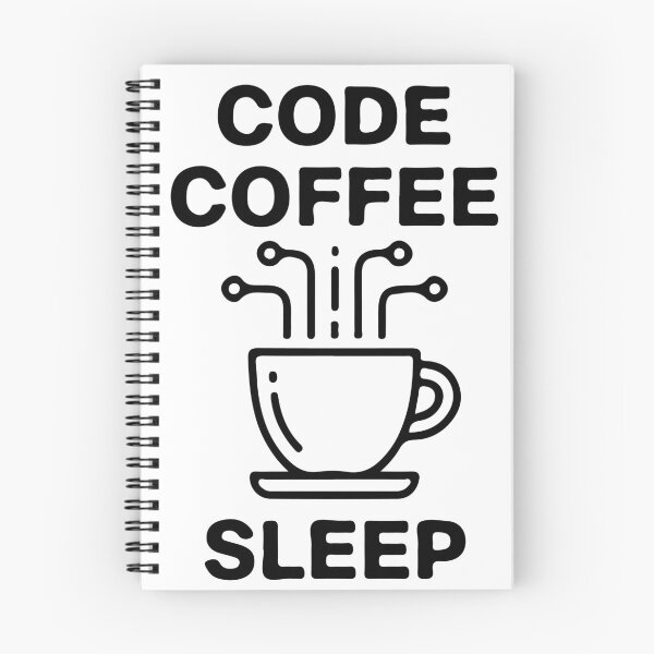 Item preview, Code Coffee Sleep T-Shirt  Programmer Daily Routine Coder Tee designed and sold by Design-Pro-21.
