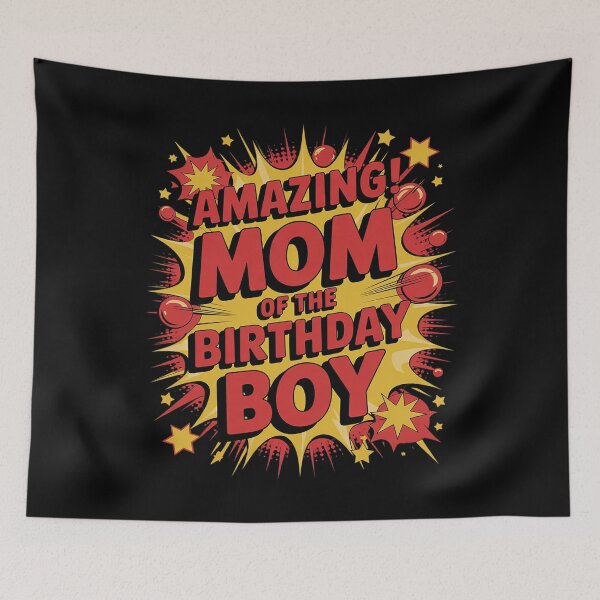 Item preview, Mom of the Birthday Boy Matching Family Mommy designed and sold by MythWoot.