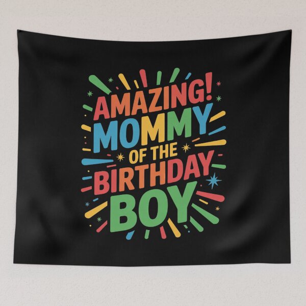 Item preview, Mommy of the Birthday Boy Matching Family Mommy designed and sold by CombatTask.